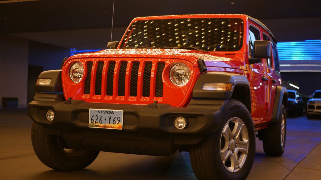 Red Jeep Wrangler Rental